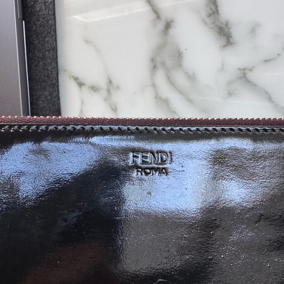 FENDI monster leather pouch - Picture 5 of 9